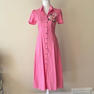 NWT Pink Peony Dress